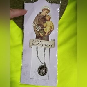 St.Anthony necklace Christian catholic religious